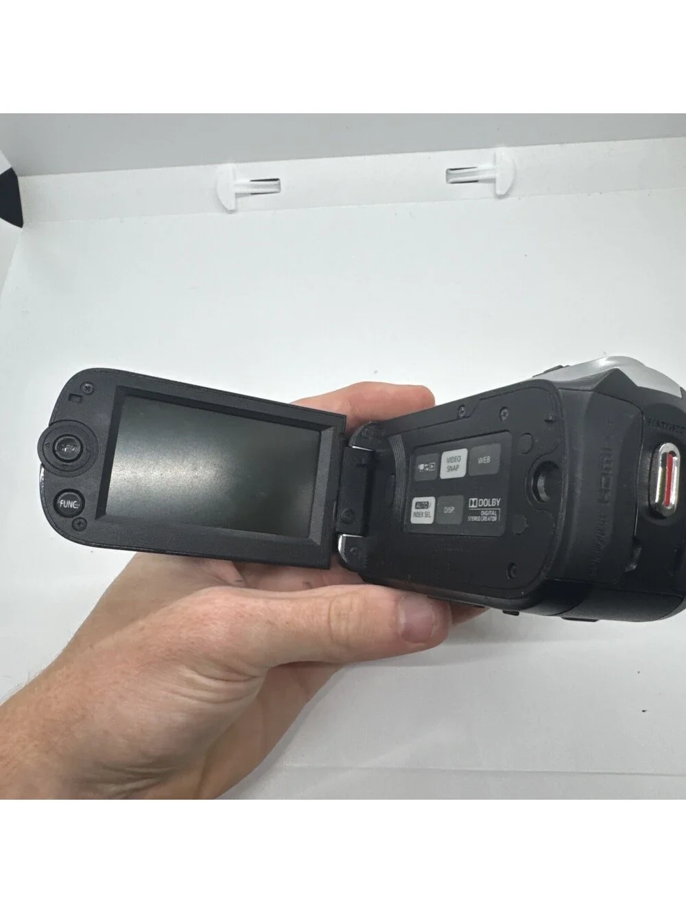 Canon Vixia HF R10 HFR10 Video Camcorder 1080p HD w/ Battery  No Charger Tested